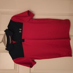 Boys Under Armour polo. Size M.
